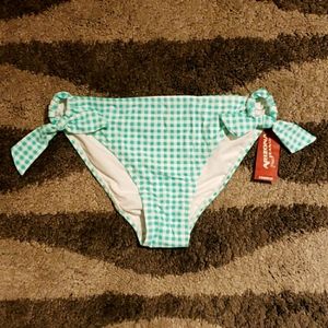 Vintage Style Gingham Bikini Bottom